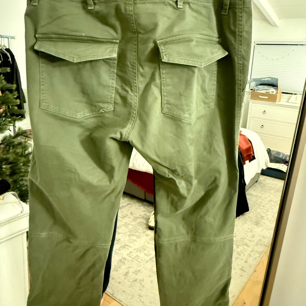 Nili Lotan cropped military pants - army green